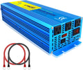 2000 Watt Pure Sine Wave Power Inverter 12V DC to 110V AC Converter with LCD Display B712772