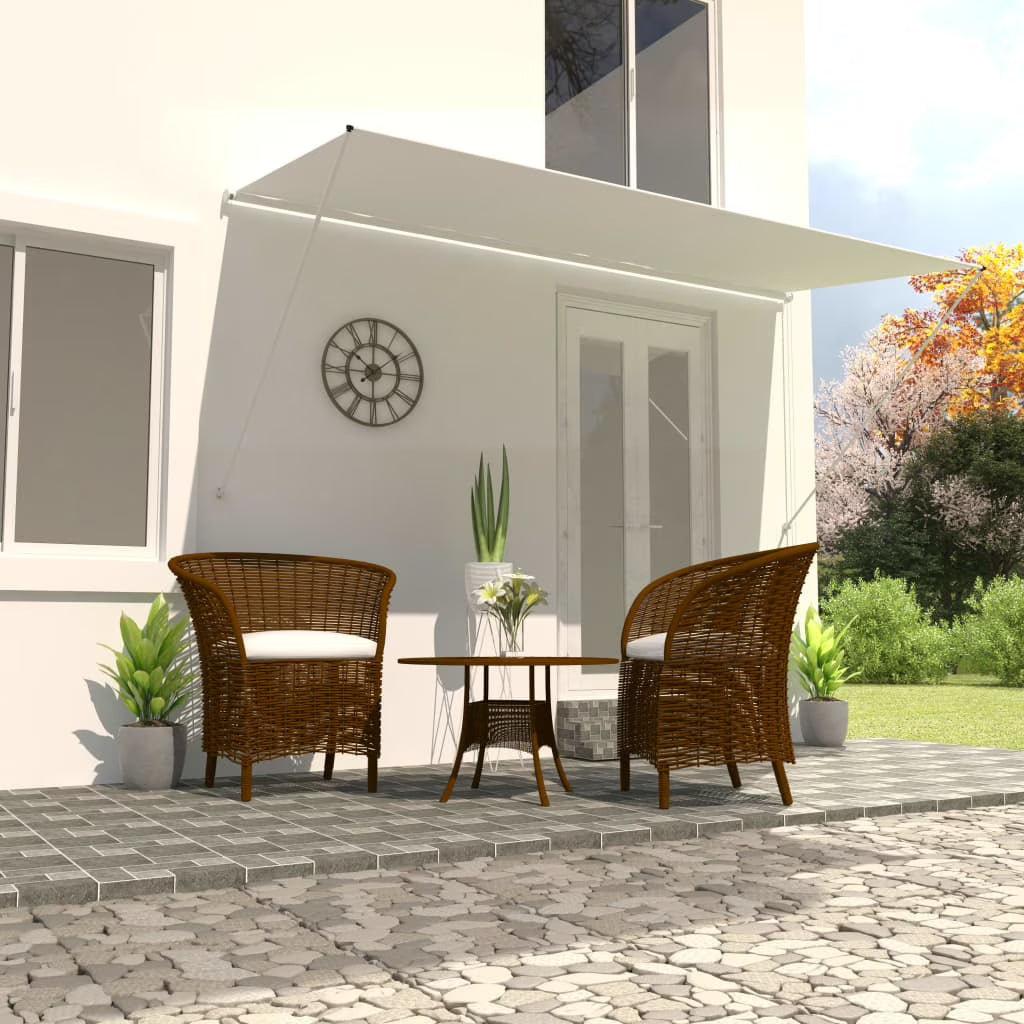 Retractable Awning 157.5"x59.1" Cream I347