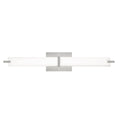 Satin Nickel Metro Bath Light F4073