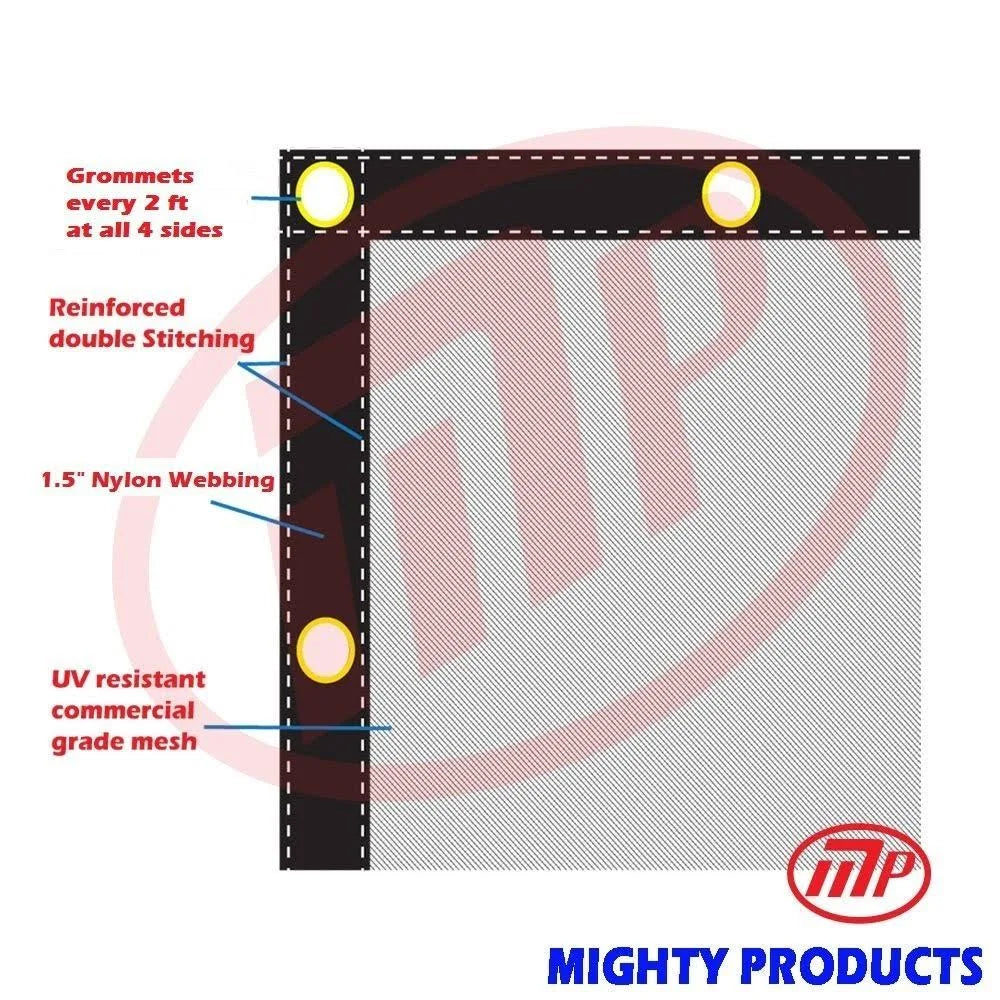 Black Debris Safety Netting D49254