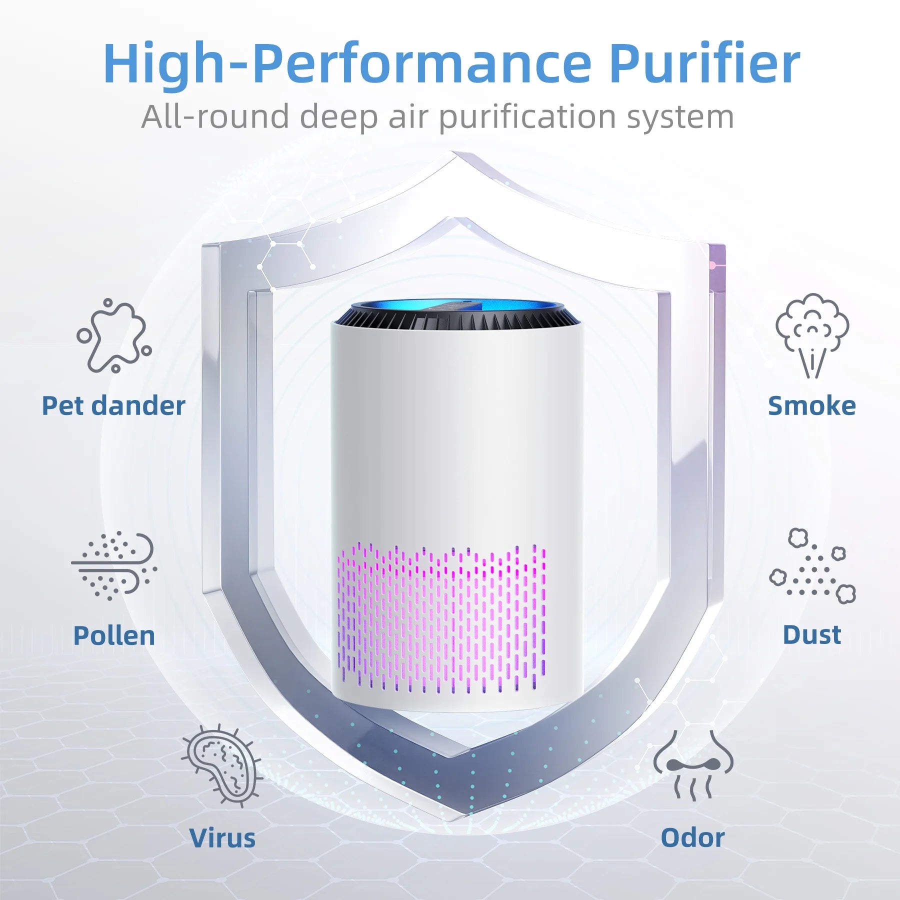 White HEPA Air Purifier O696399