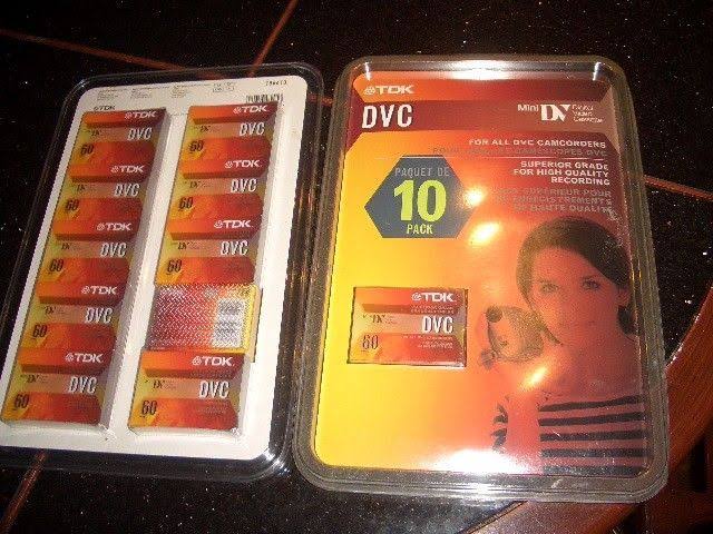 10 Pack 60 Minute Mini DV Digital Video Cassette B896016