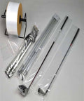 1.5 Mil Clear Poly Tubing, 2900 ft. x 24x22 Width X965524