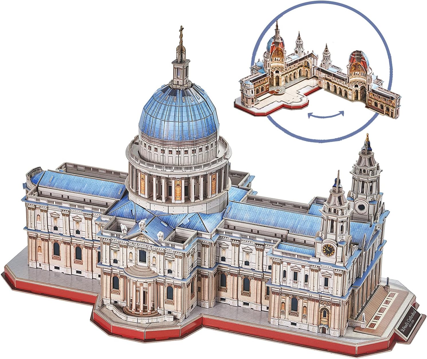 3D Puzzle Notre Dame de Paris Cathedral Model Kit, 293 Pieces Pack of 2 Y475