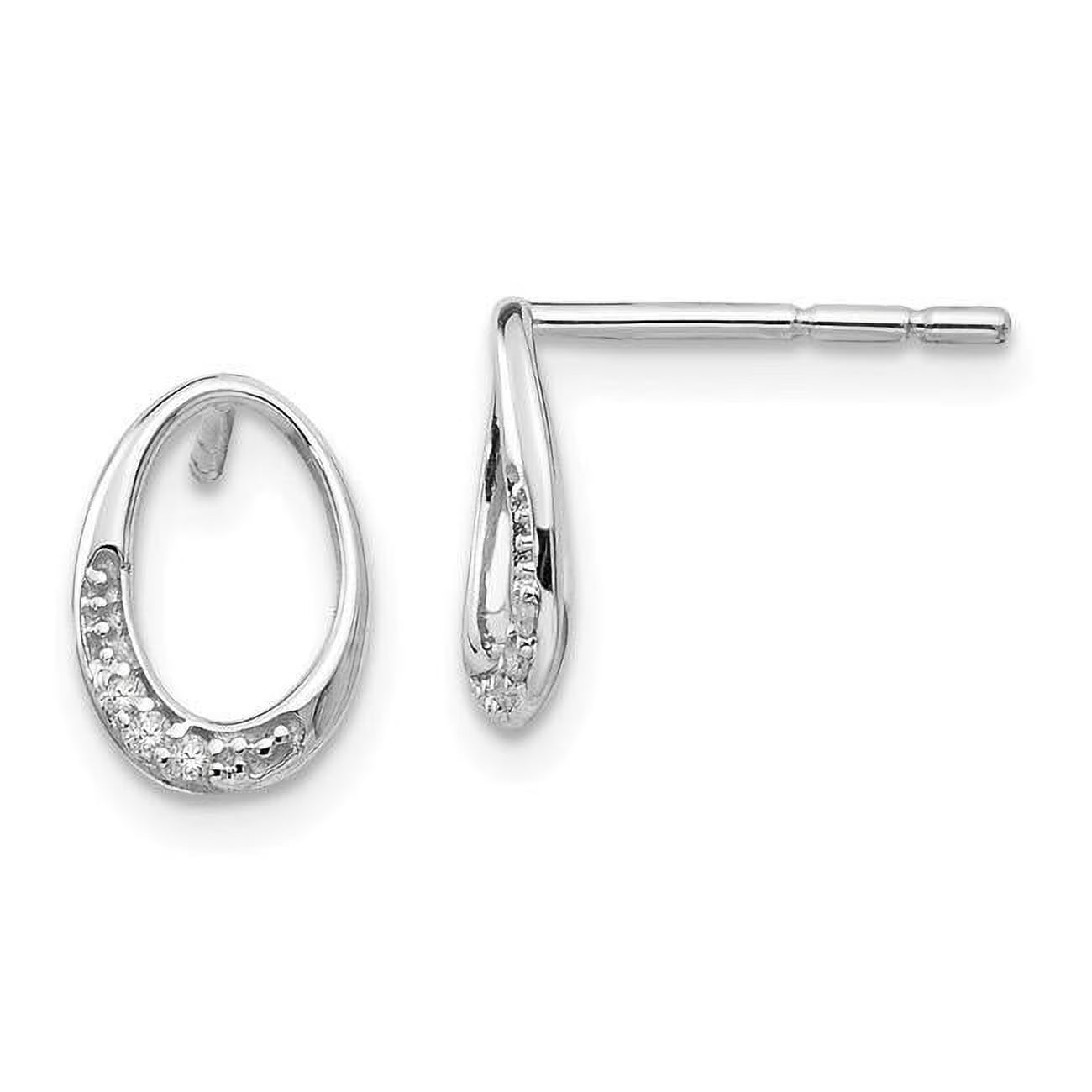 Diamond Post Earrings L6672