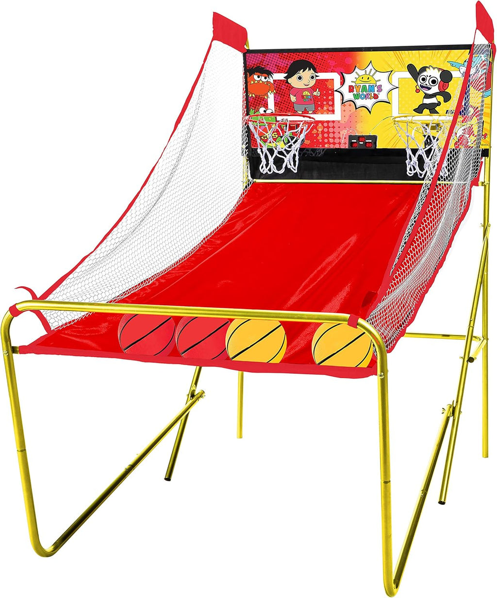 Arcade Basketball Game with Electronic Scoreboard and 4 Mini Basketballs V553485