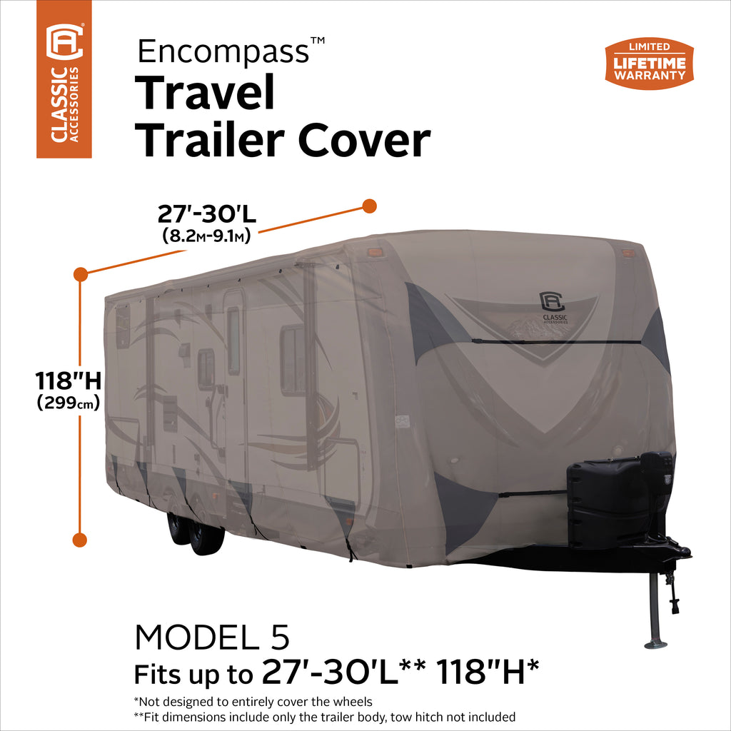 Travel Trailer Cover, 27-30 ft J9140