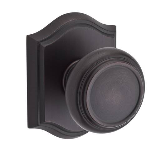 Passage Traditional Knob and Arch Rose Bright Chrome P82730