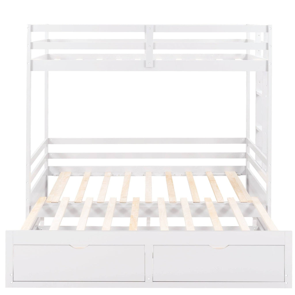 White Convertible Bunk Bed Z462854