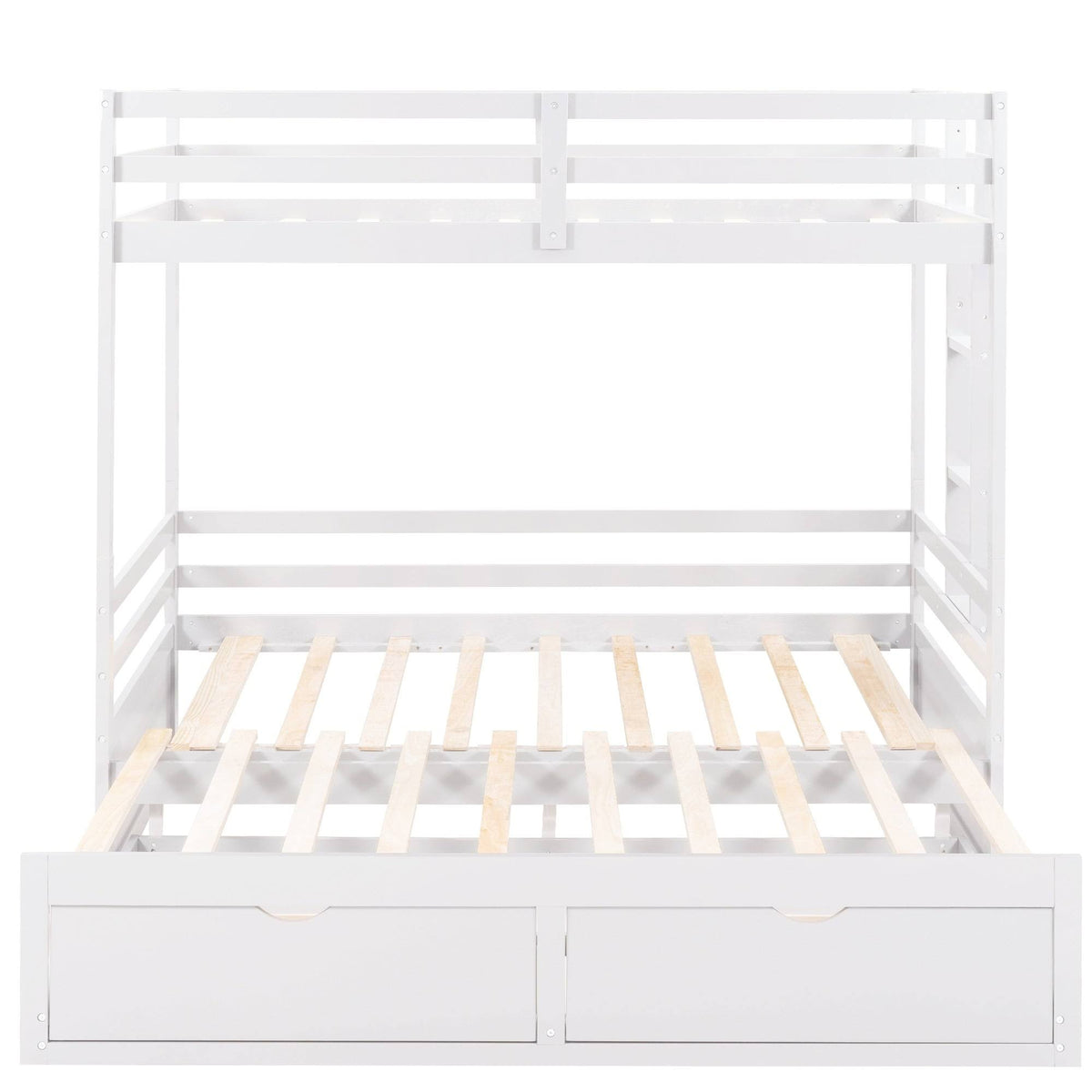 White Convertible Bunk Bed Z462854