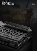 104-Keys Black Sandblast Metal Panel Gaming Keyboard with Mouse and Mouse Pads P9469