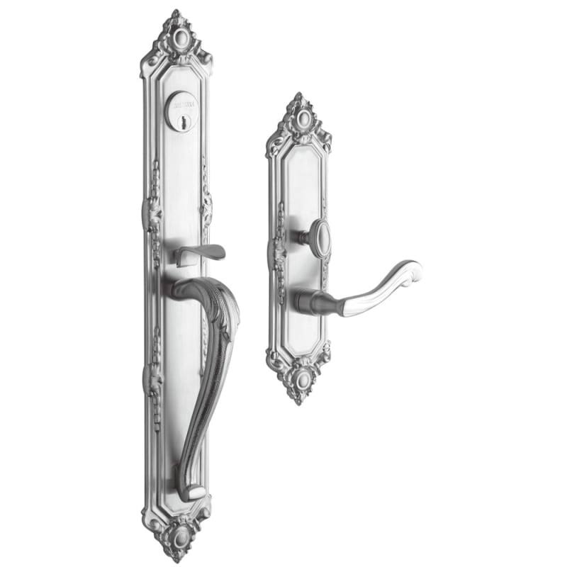 Satin Chrome Right Hand Dummy Handleset Trim Set F9842