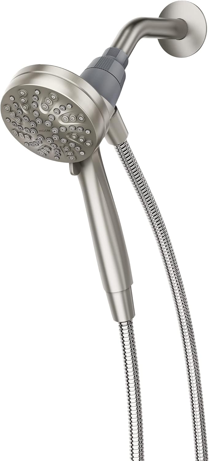 Chrome Six-Function Handheld Showerhead, Pack of 2 U16557