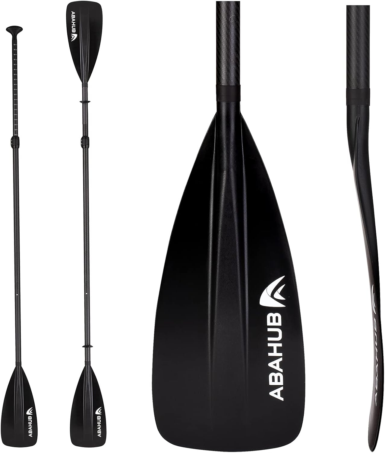 Carbon SUP Paddles, 3-Piece Adjustable Carbon Fiber Shaft 68 - 84, with Carrying Bag M144253