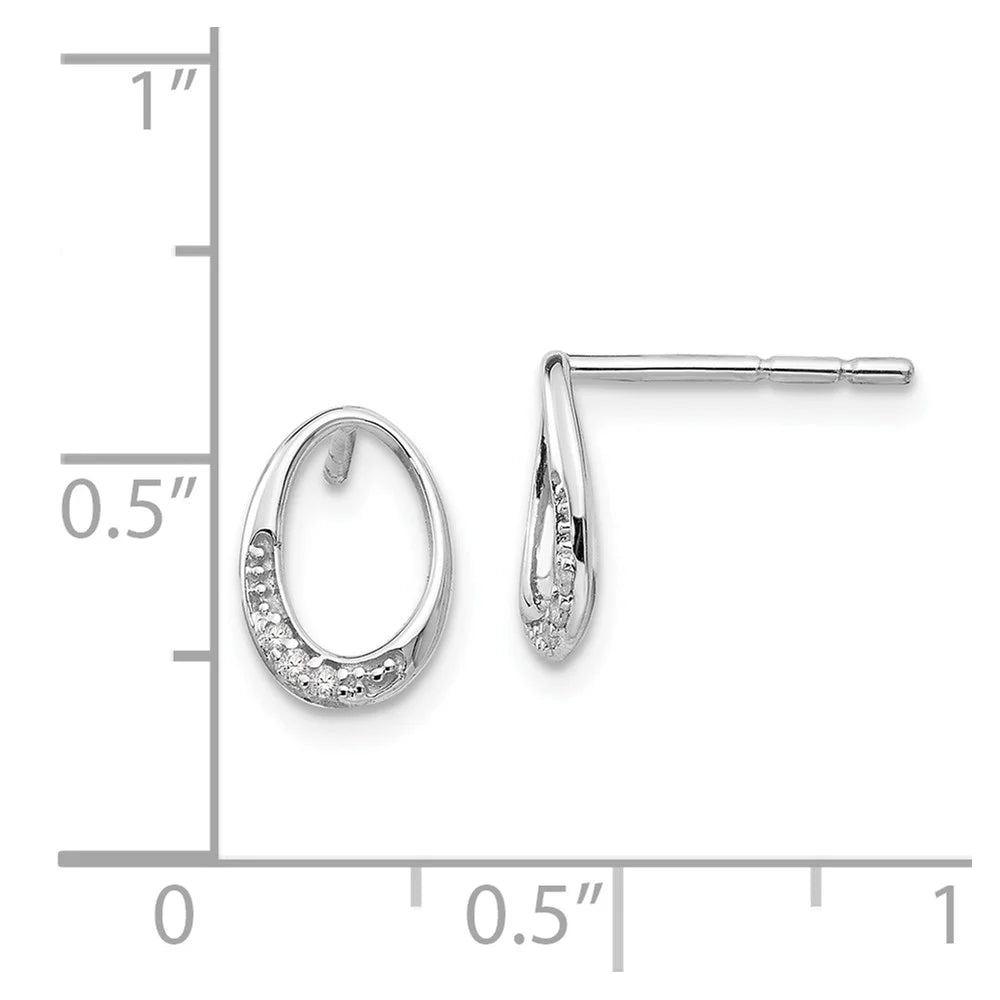 Diamond Post Earrings L6672