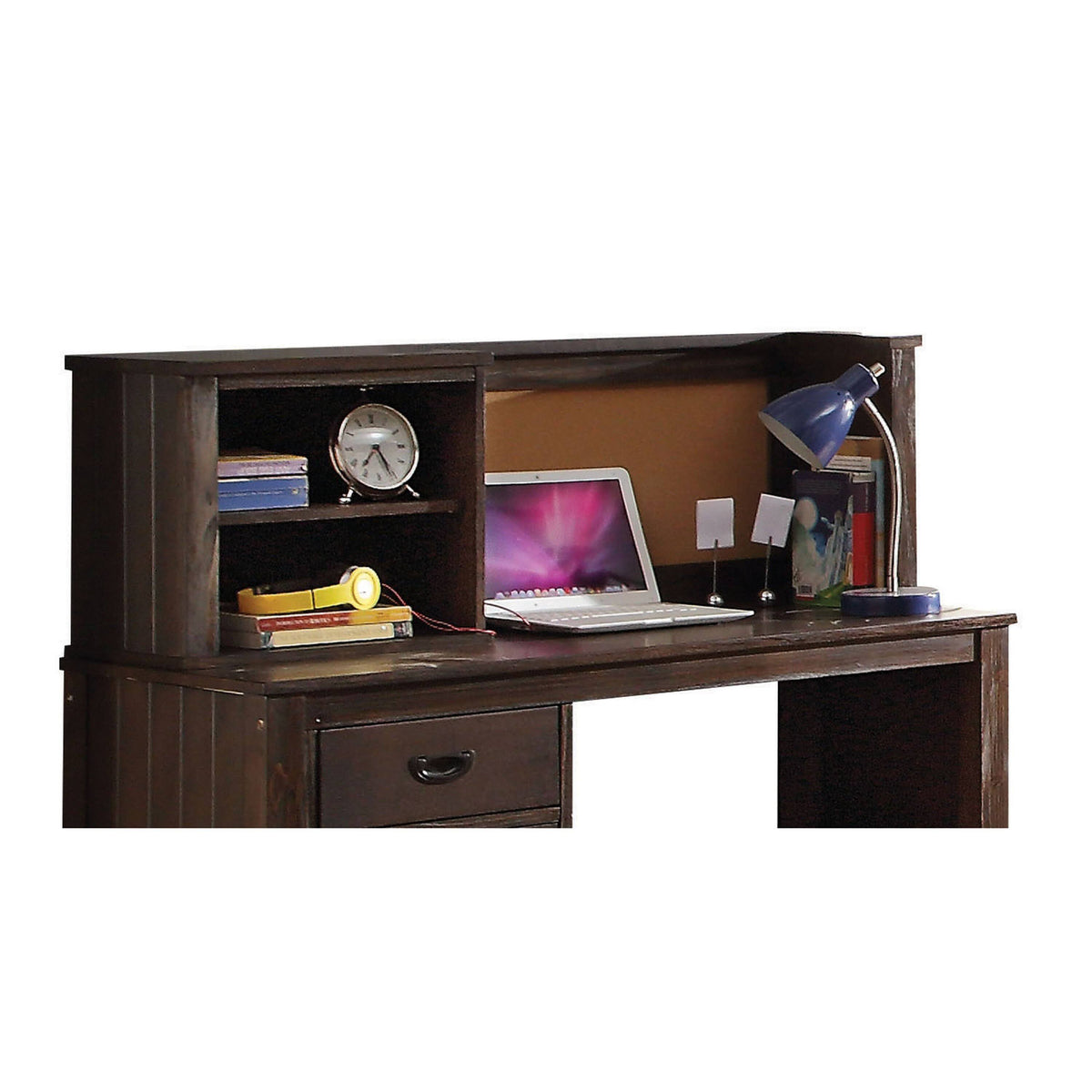 Antique Charcoal Brown Hutch G10197