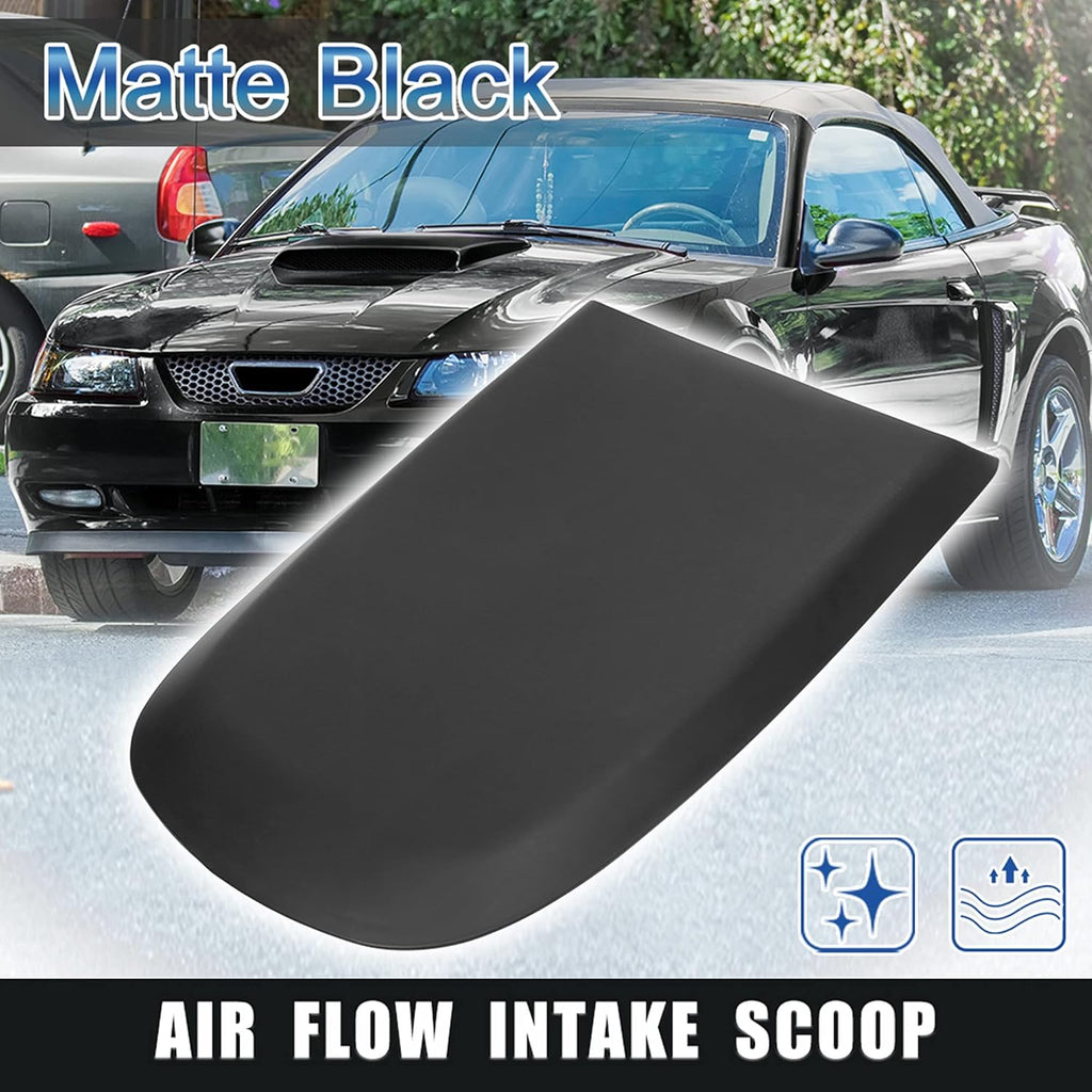 Matte Black Car Hood Scoops Ventilation for Mustang GT 2005-2014 C65041