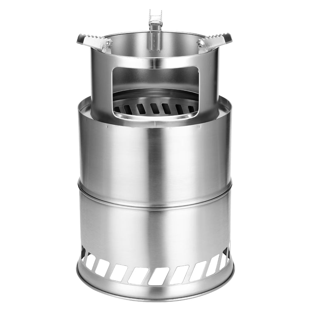 Stainless Steel Wood Barbecue Stoves Portable Picnic Barbecue Stoves J164280