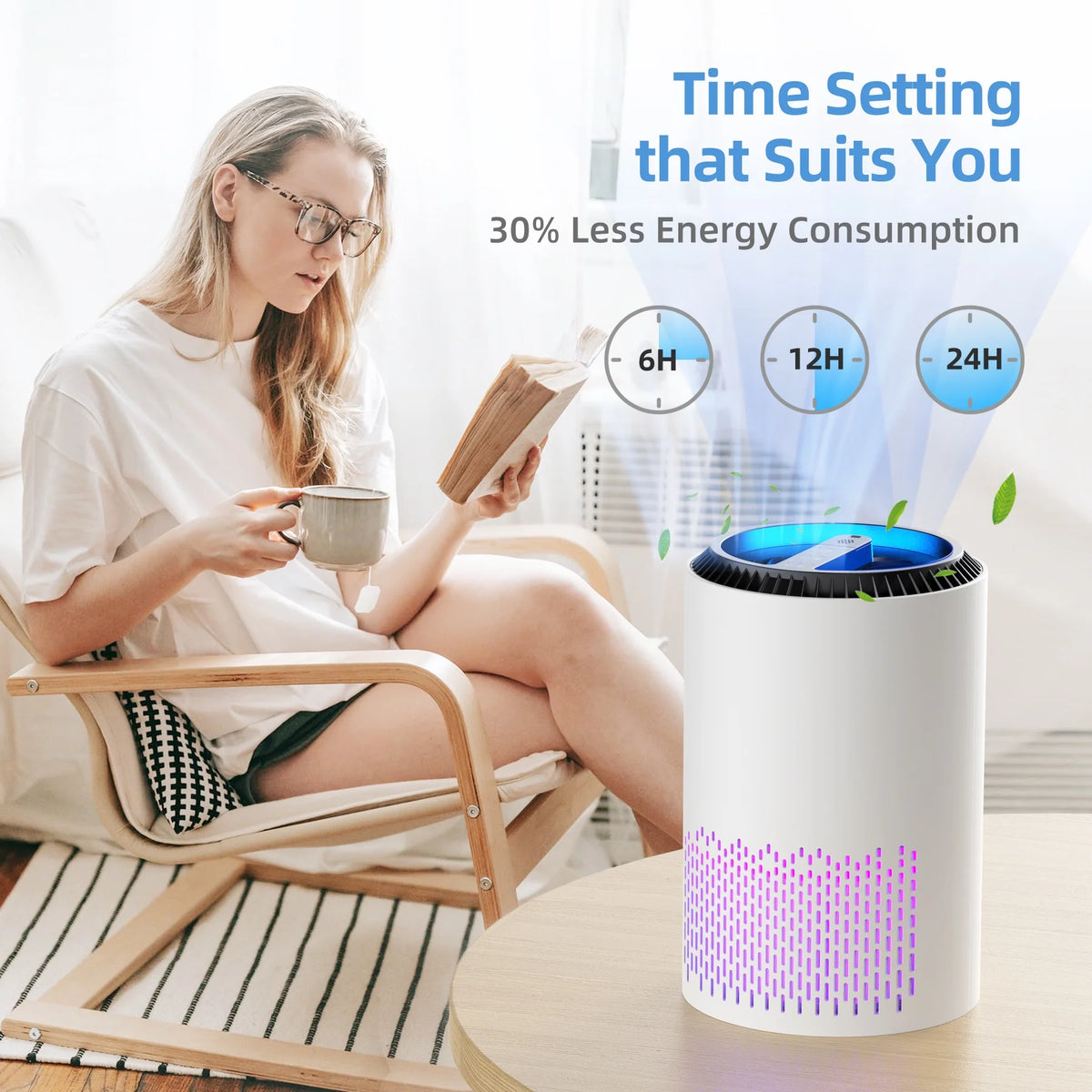 White HEPA Air Purifier O696399
