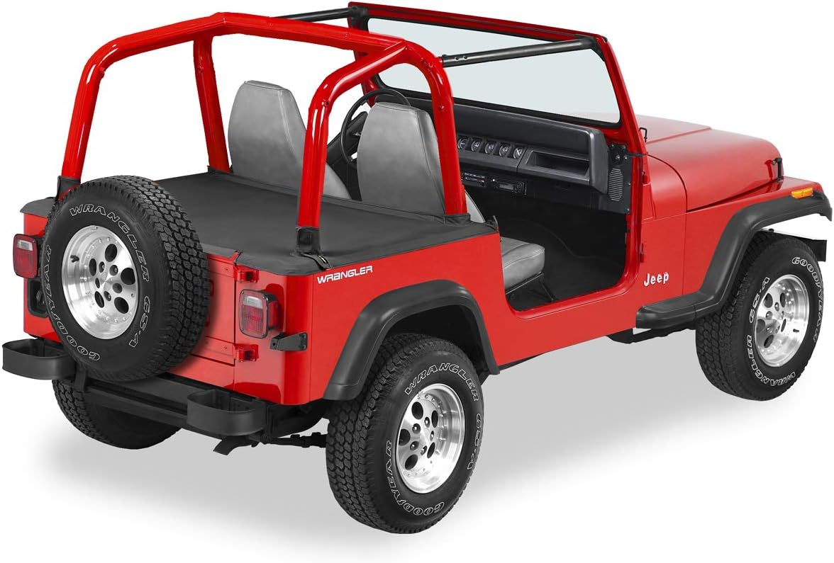 Black Denim Cargo Cover for Wrangler YJ N781852