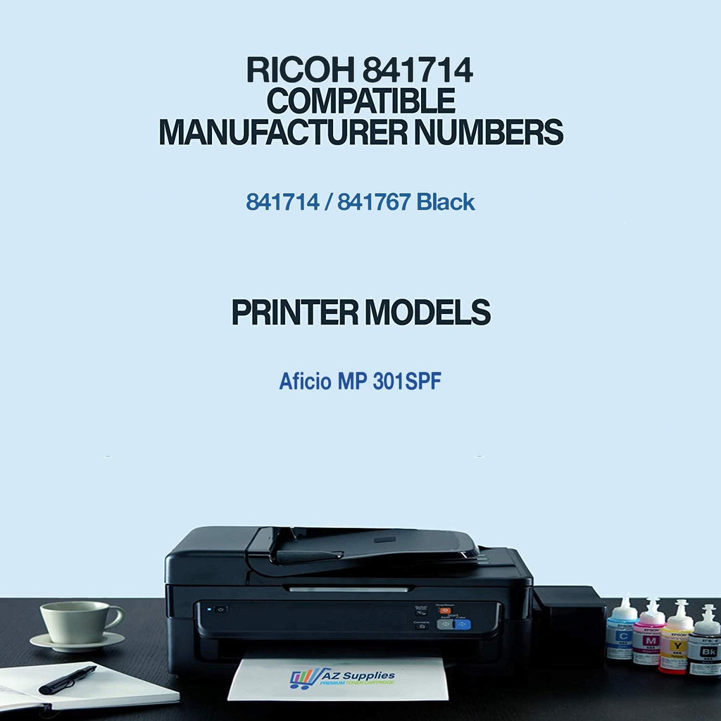 3xBlack Toner Cartridge for Ricoh Aficio MP 301SPF M951