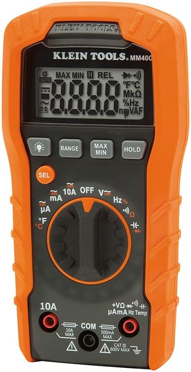 Digital Multimeter, Auto-Ranging, 600V, Pack of 2 K520163