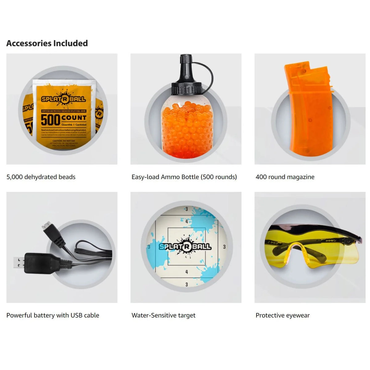 Rechargeable Soft Water Bead Ball Blaster Kit R42901