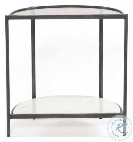 Grey Smoked Glass End Table N736961