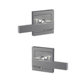 Bright Chrome Passage Door Lever Set H103651