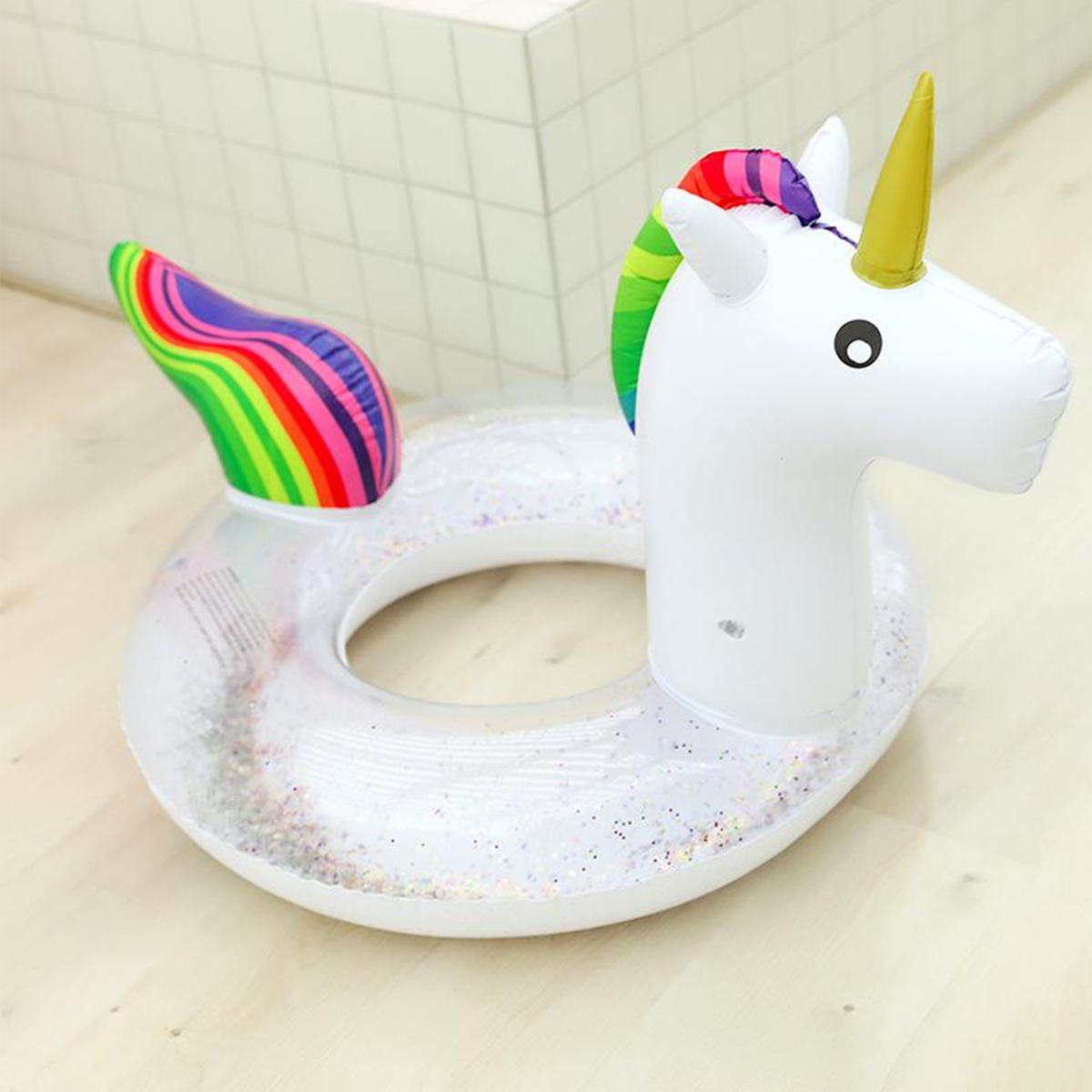 Inflatable Sea Horse Swimming Ring Water Toy (36 inc) C52462