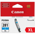 Canon CLI-281XL Cyan Inkjet Ink Cartridge Bundle of 5 T97480