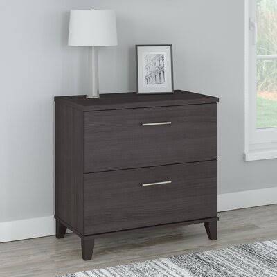 2-Drawer Lateral Filing Cabinet Storm Gray I34271