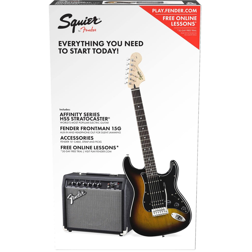 Brown Sunburst Stratocaster HSS Pack W76663