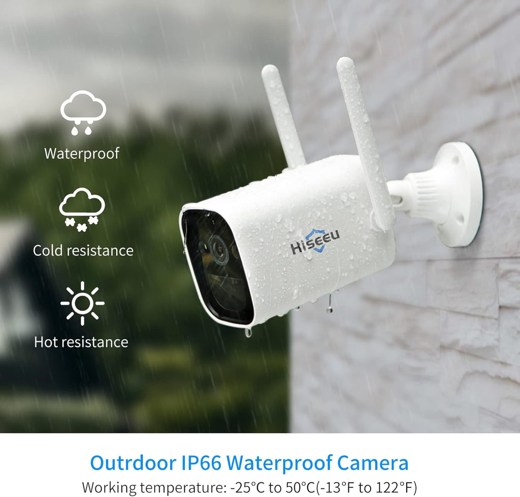 3MP Rechargeable Battery Powered Security Camera with 2 Way Audio N39493