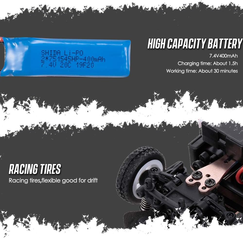 1/28 Scale 2.4G 4WD 30KM/H RC Car Y1534
