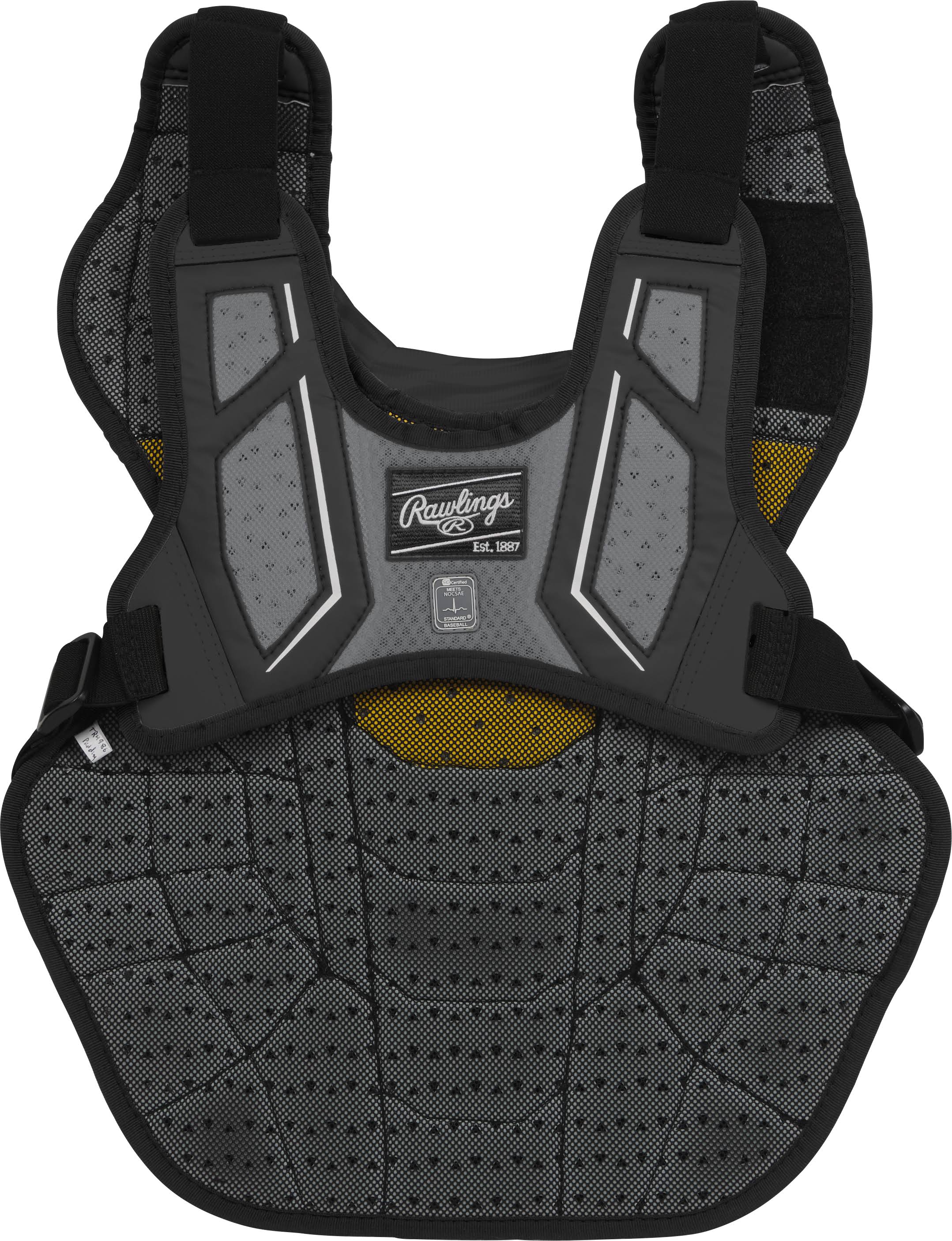 Black Graphite Baseball Catcher's Chest Protector G67598