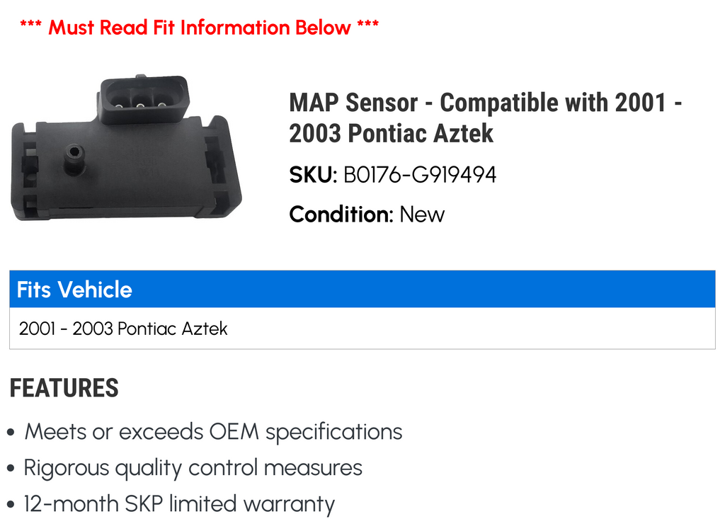 MAP Sensor N645