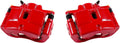 Red Powder Coated Semi-Loaded Caliper Assembly Pair Set V20820