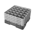 25 Compartment Full Size Glass Rack with 4 Extenders E4480