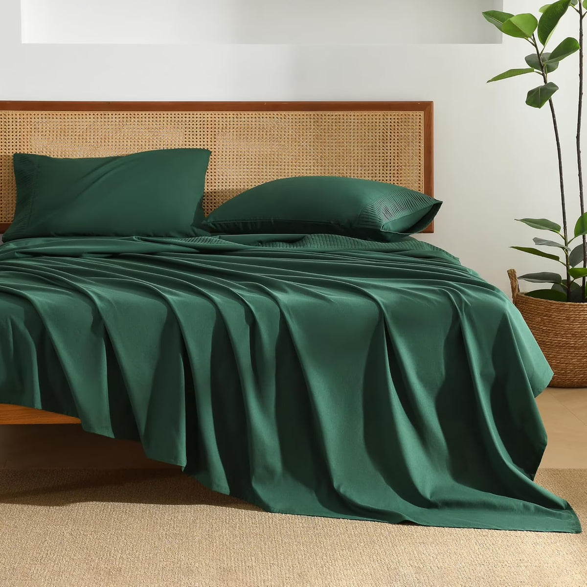 King Size 4 Piece Microfiber Sheet Set K3256