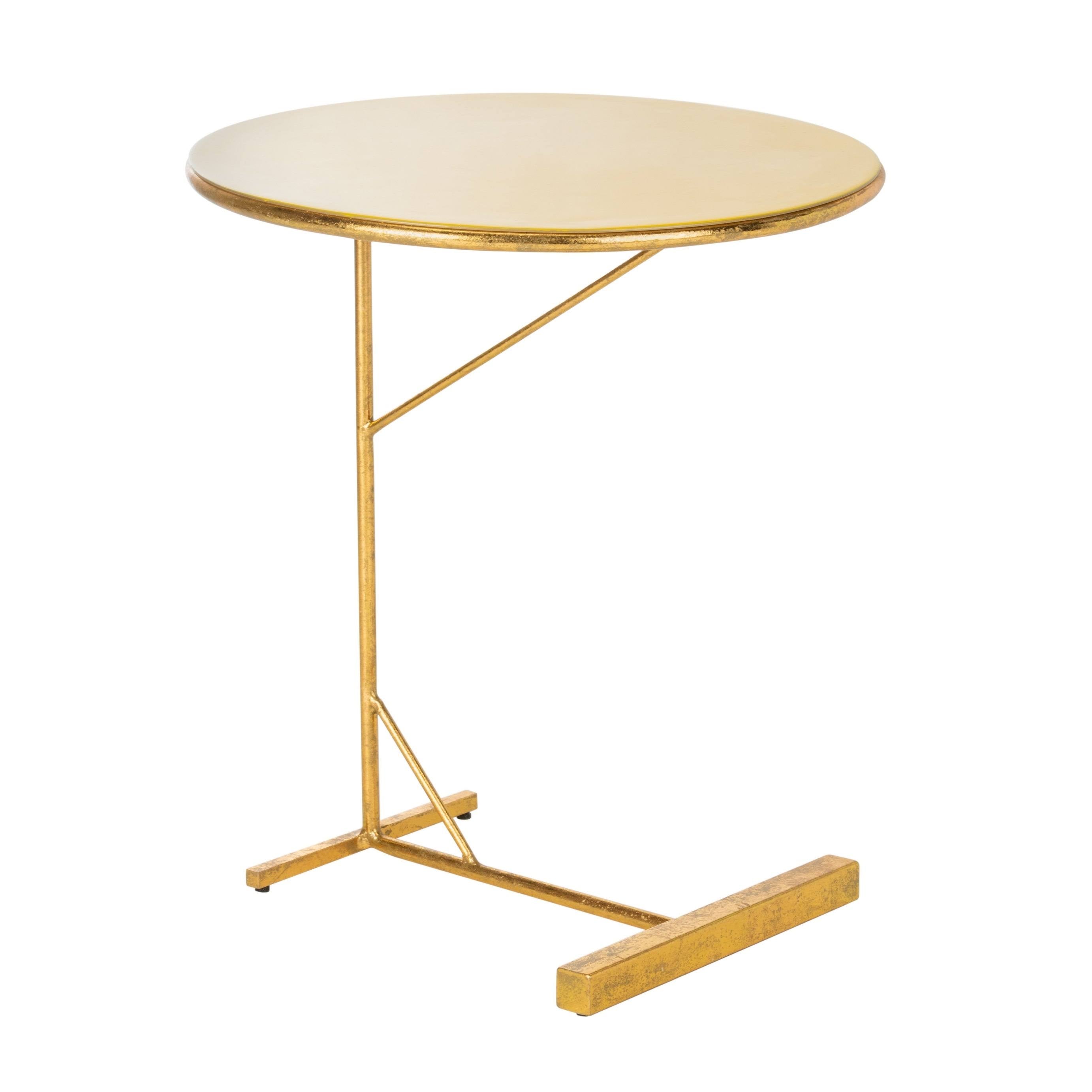 Round C Table Yellow/Gold H95100