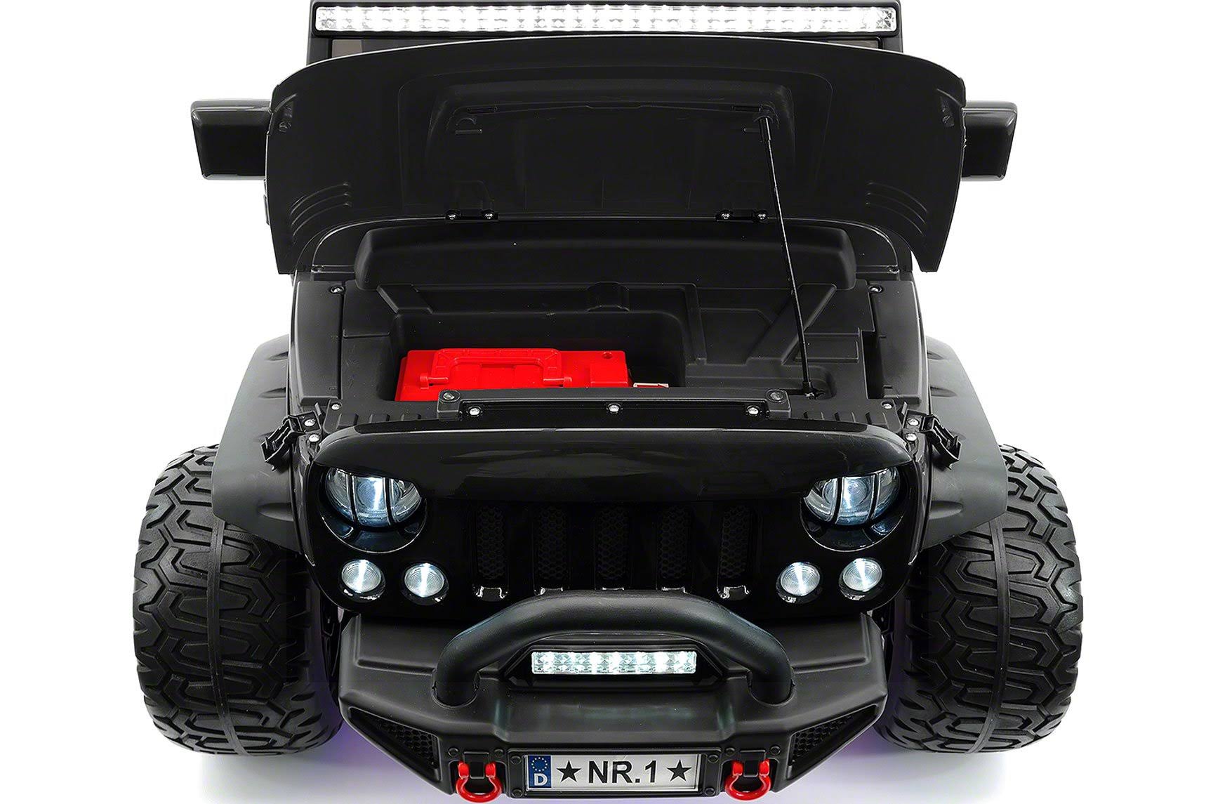 12V Power Ride-On Car Truck with R/C Parental Remote and LED Wheels Y556
