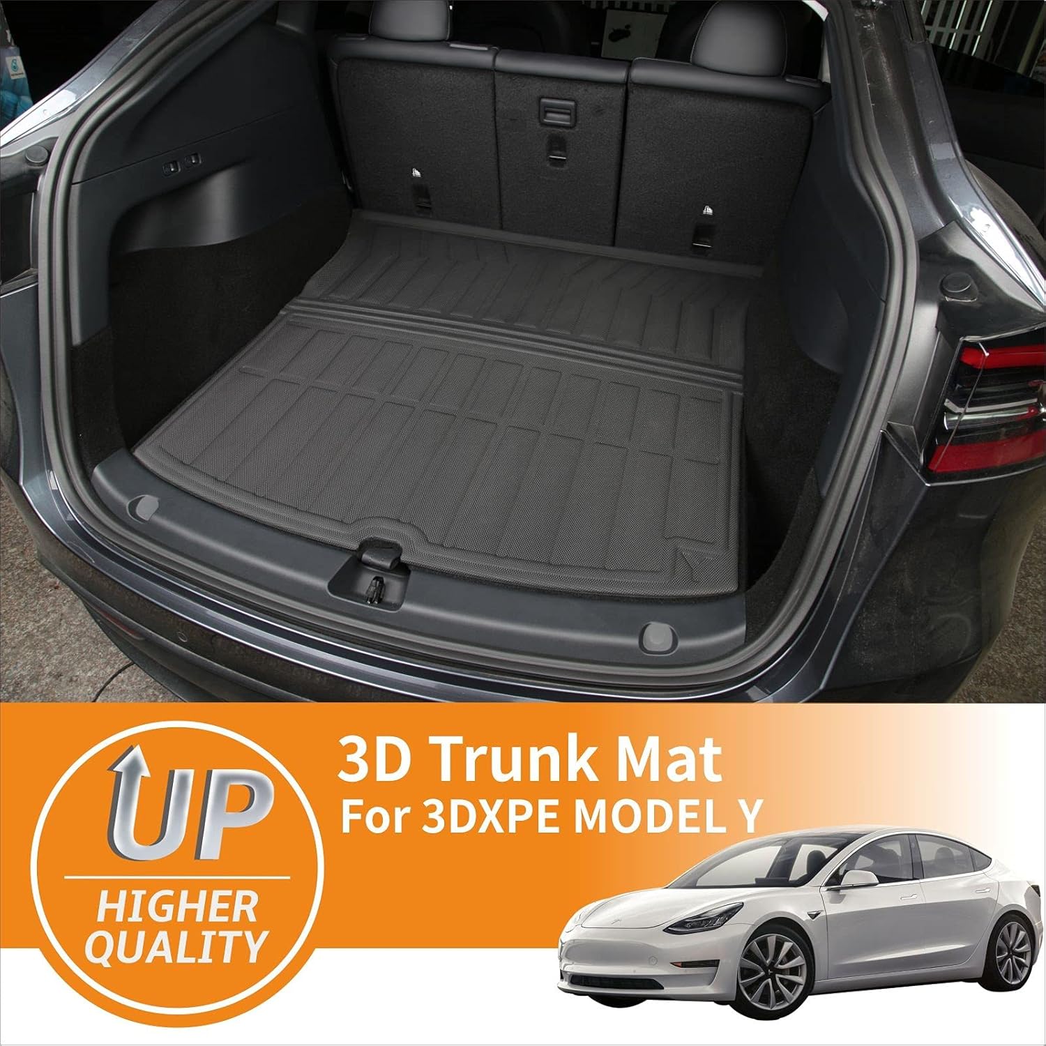 TPE Material Waterproof Rear Cargo Mat for Tesla Model Y L140994