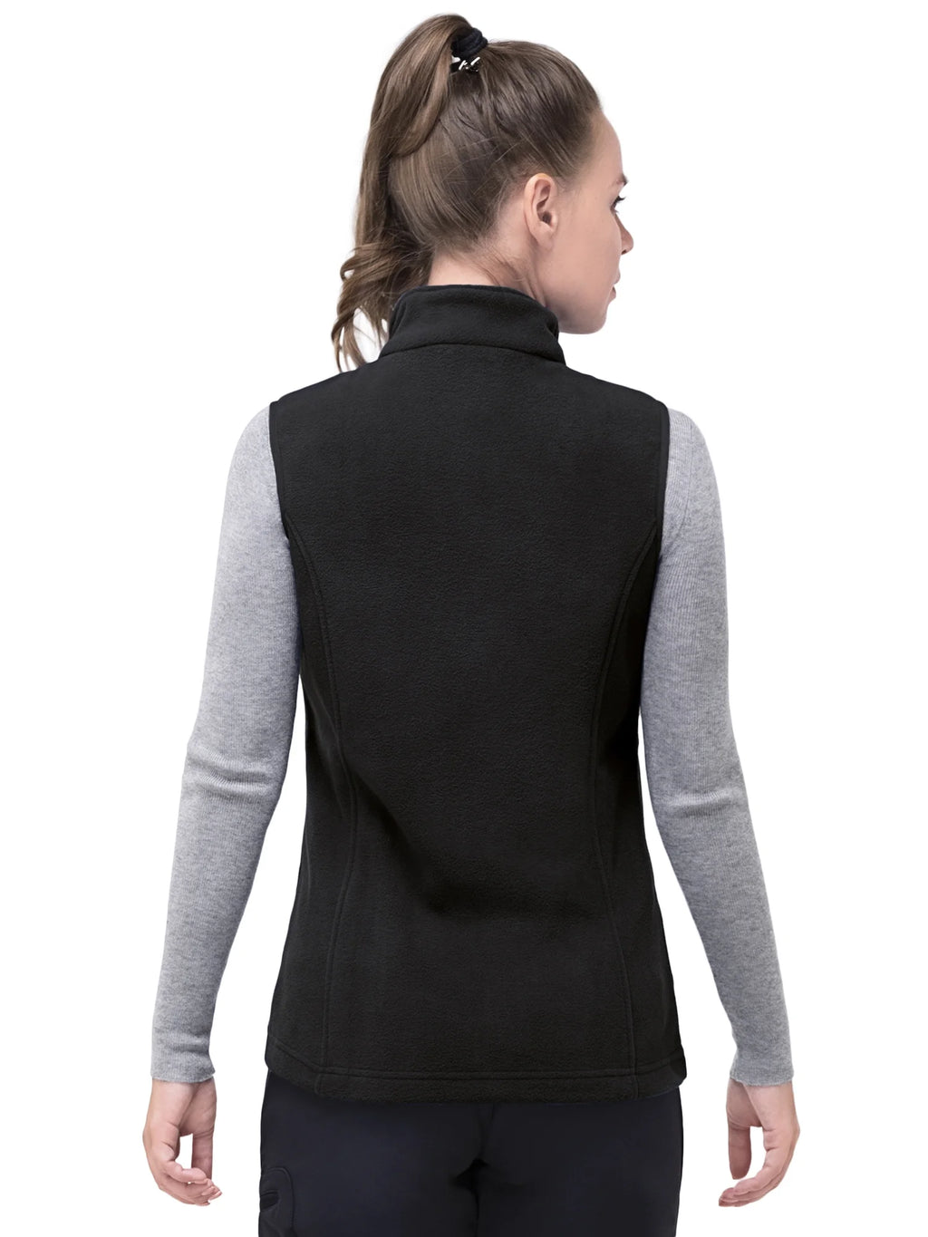 Lightweight Fleece Vest with Zip Up Pockets D1763