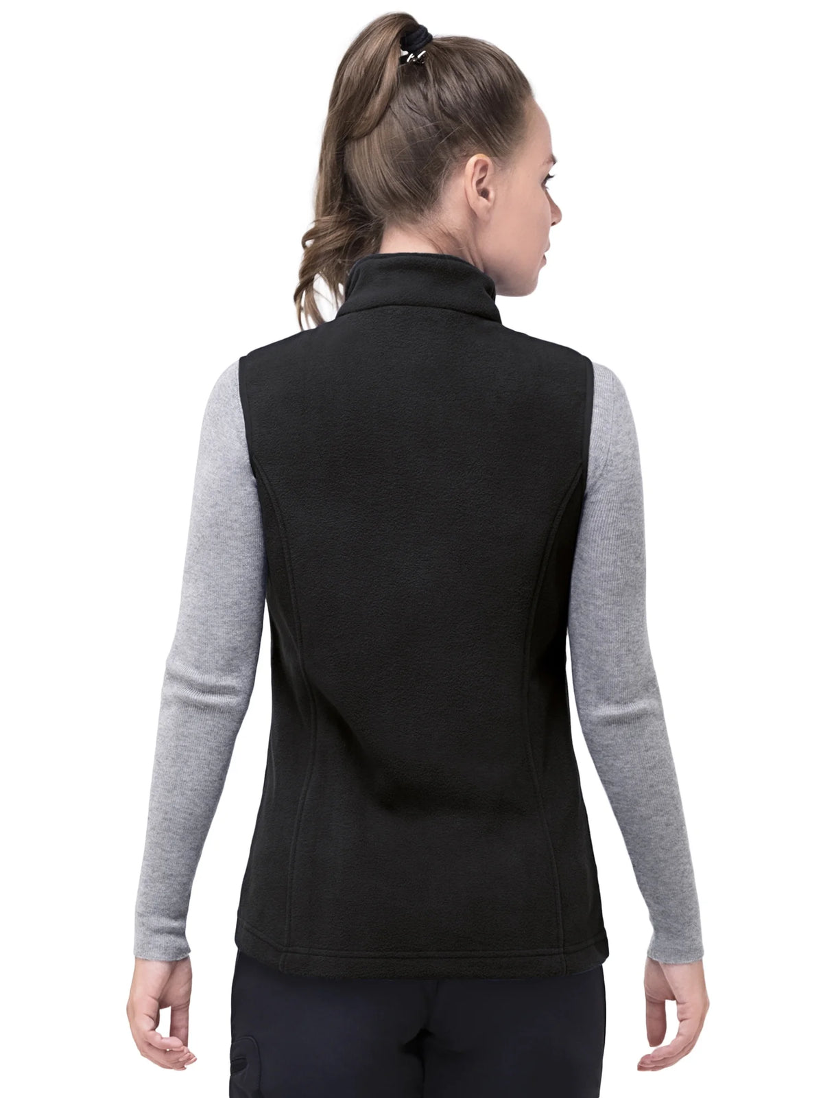 Lightweight Fleece Vest with Zip Up Pockets D1763
