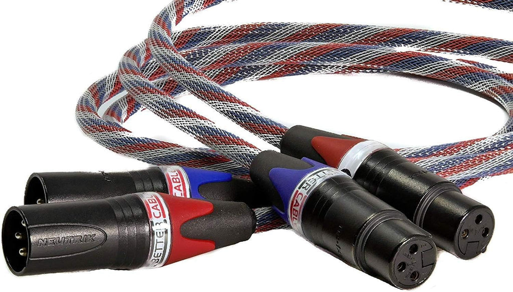Silver Serpent II Balanced XLR Audio Cable, 1 meter, Stereo Pair Z568261
