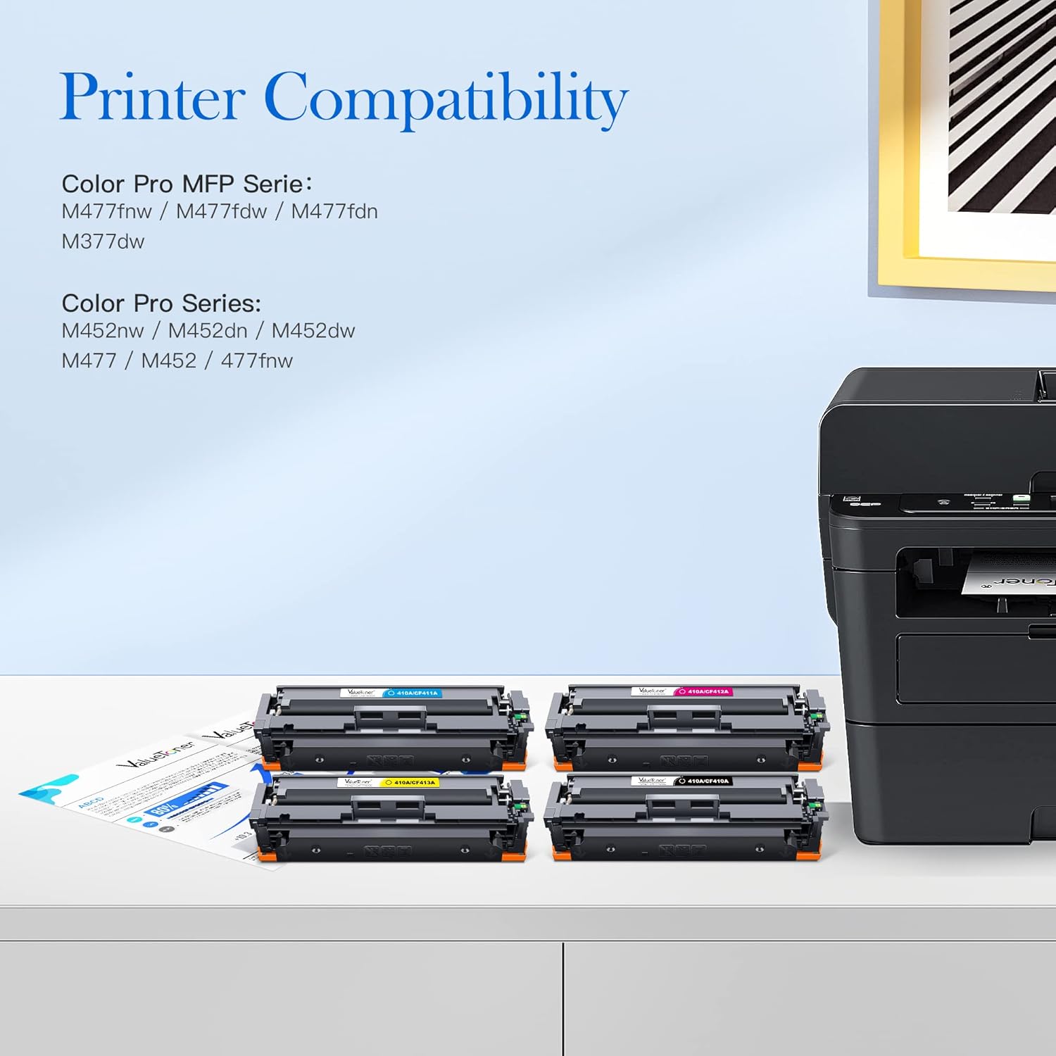 Compatible Toner Cartridges 1BK+1C+1M+1Y L1567