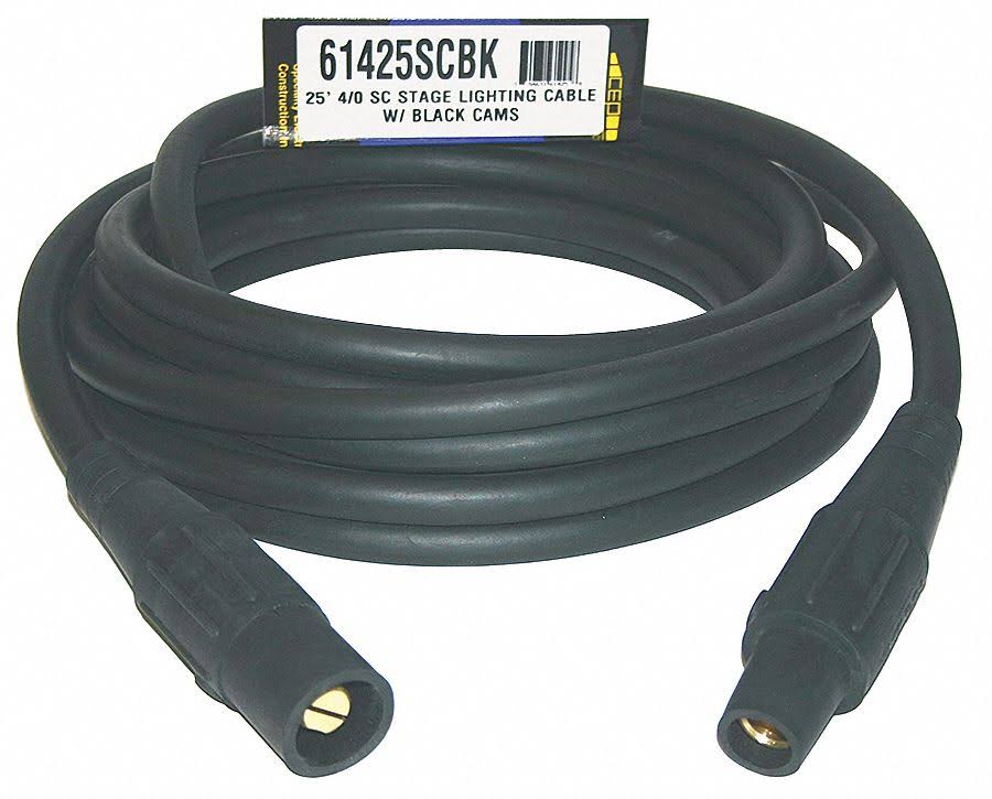 Cam Lock Extension Cord, 400A, 4/0 E9125