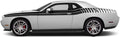 Matte Black 3M Vinyl Decal Wrap Pack of 2 E70054