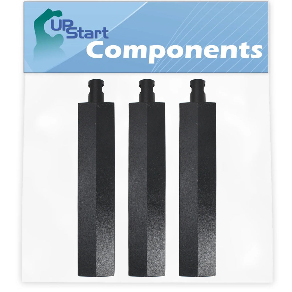 3-Pack Cast Iron BBQ Grill Tube Burner Replacement Parts 15 3/4" C477641
